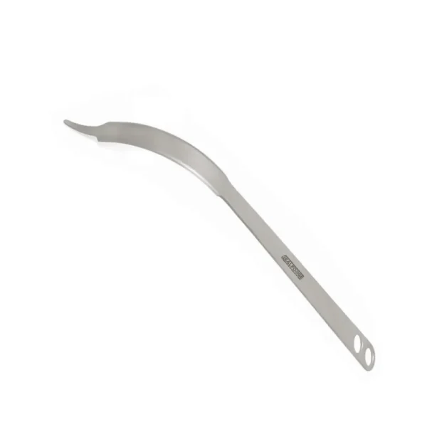 Curved Hohmann Inferior Hip Elevator with 22 mm blade for orthopedic hip surgery