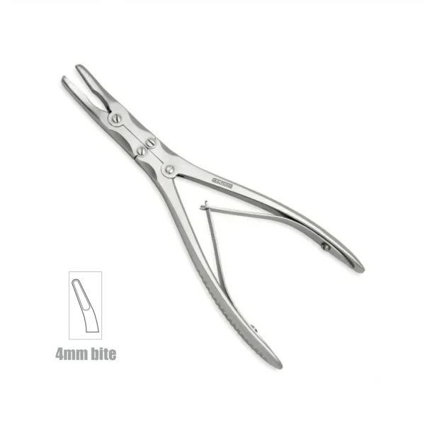 High-quality Tungsten Adson Brown Forceps with tungsten carbide inserts, designed for secure tissue handling and precise grasping during plastic, reconstructive, and general surgical procedures, manufactured by RealForge.