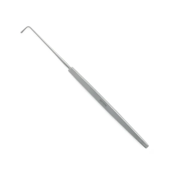 High-quality Blunt Crile Nerve Hook designed for gentle nerve retraction and tissue manipulation during neurosurgical and orthopedic procedures, manufactured by RealForge.