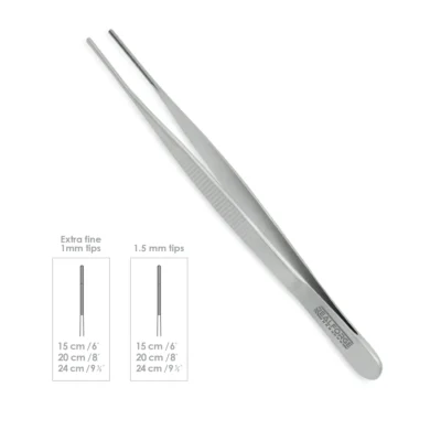 High-quality DeBakey-Diethrich Atraumatic Forceps designed for atraumatic tissue and vascular handling during cardiovascular and general surgical procedures, manufactured by RealForge.