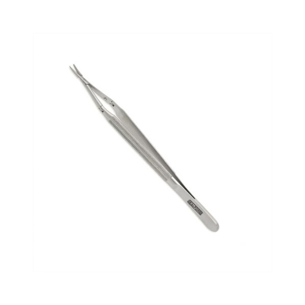 High-quality Double Action Micro Needle Holder with a 1 mm jaw, designed for secure needle handling and precise suturing during microsurgical, ophthalmic, and plastic surgical procedures, manufactured by RealForge.