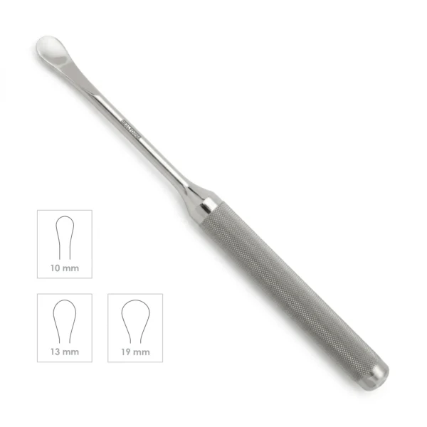 High-quality Harrington Cobb Spinal Elevator designed for precise tissue elevation and spinal exposure during orthopedic and spinal surgical procedures, manufactured by RealForge.