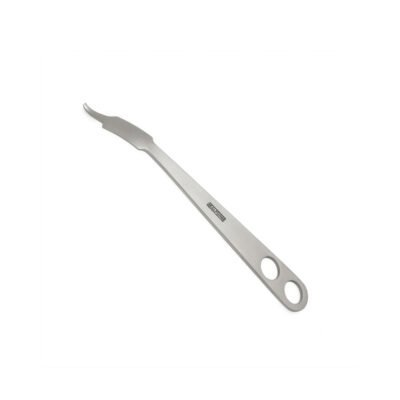 High-quality Hohmann Bone Elevator with an 18 mm blade, designed for precise bone and periosteal tissue elevation during orthopedic and surgical procedures, manufactured by RealForge.