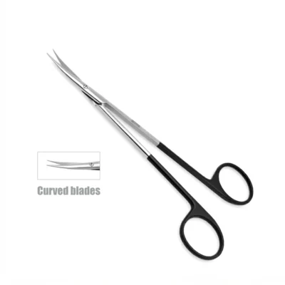 High-quality James Scissors designed for precise tissue dissection and cutting during ophthalmic, plastic, and microsurgical procedures, manufactured by RealForge.