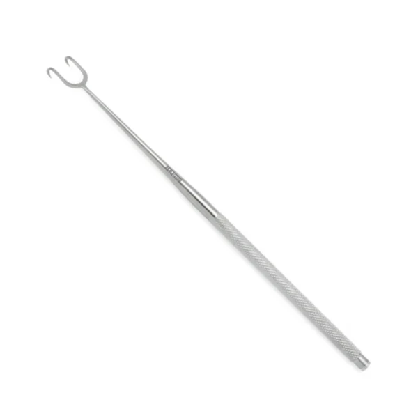 High-quality Joseph Double Skin Hook designed for gentle skin retraction during plastic, reconstructive, and ENT surgical procedures, manufactured by RealForge.