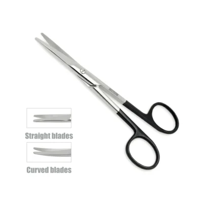 High-quality Mayo Easy Cut Scissors, 14 cm, designed for precise tissue dissection and cutting during general and surgical procedures, manufactured by RealForge.