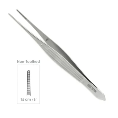 High-quality McIndoe's Forceps designed for precise tissue handling during plastic, reconstructive, and general surgical procedures, manufactured by RealForge.