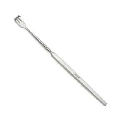 High-quality Mini Catspaw Retractor designed for delicate skin and soft tissue retraction during plastic, reconstructive, and hand surgical procedures, manufactured by RealForge.