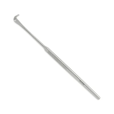 High-quality Mini Langenbeck Retractor designed for precise soft tissue retraction during plastic, reconstructive, and hand surgical procedures, manufactured by RealForge.