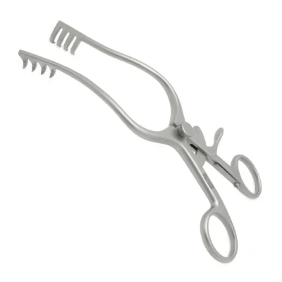 High-quality Mollison Self-Retaining Retractor Adult designed for hands-free soft tissue retraction during plastic, reconstructive, and ENT surgical procedures, manufactured by RealForge.
