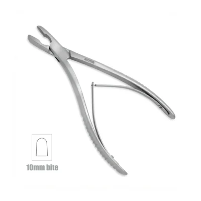 High-quality Northfield Bone Nibbler designed for precise bone cutting and removal during orthopedic, spinal, and neurosurgical procedures, manufactured by RealForge.
