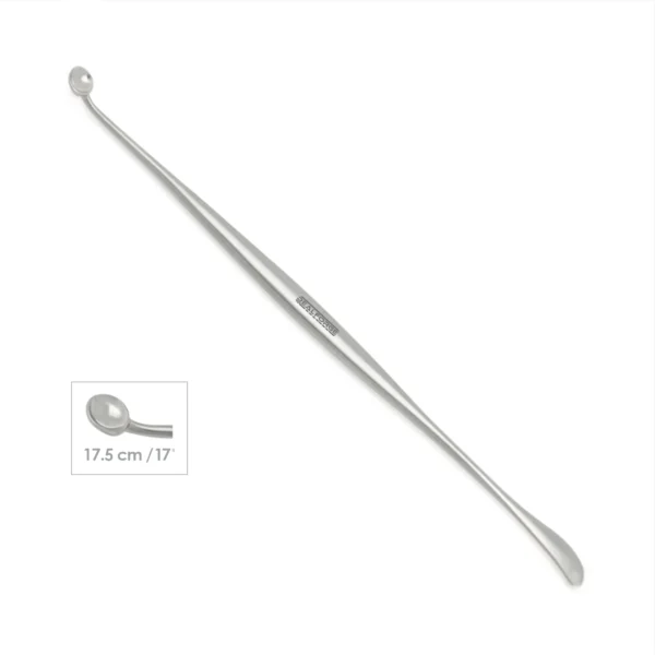 High-quality Penfield Dural Dissector No. 1 designed for precise dural dissection and tissue manipulation during spinal and neurosurgical procedures, manufactured by RealForge.
