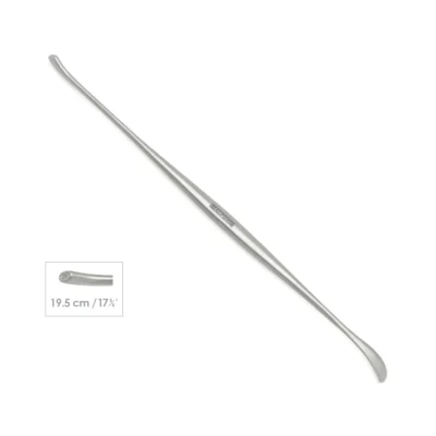High-quality Penfield Dural Dissector No. 3 designed for precise dural dissection and tissue manipulation during spinal and neurosurgical procedures, manufactured by RealForge.