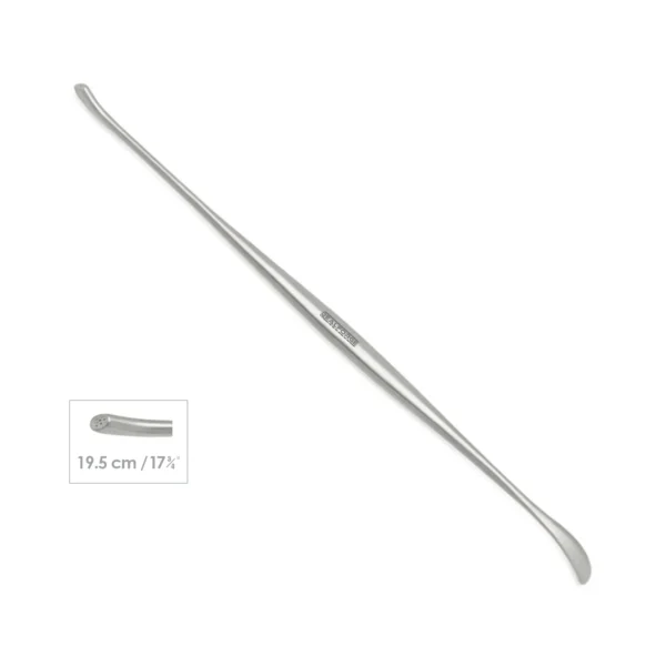 High-quality Penfield Dural Dissector No. 3 designed for precise dural dissection and tissue manipulation during spinal and neurosurgical procedures, manufactured by RealForge.