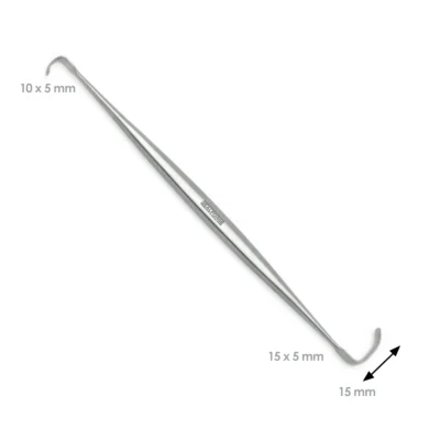 High-quality Ragnell-Davies Retractor designed for delicate soft tissue retraction during plastic, reconstructive, hand, and orthopedic surgical procedures, manufactured by RealForge.