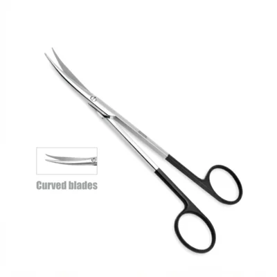 High-quality Reynolds Scissors designed for precise tissue dissection and cutting during plastic, reconstructive, and microsurgical procedures, manufactured by RealForge.