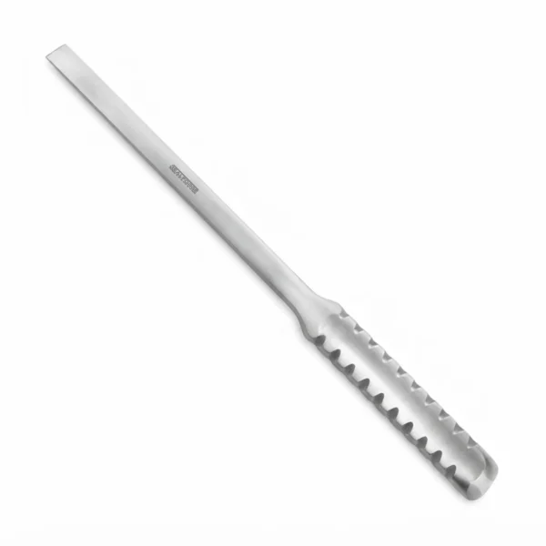 High-quality Scaglietti Straight Osteotomes designed for precise bone cutting and shaping during orthopedic and spinal surgical procedures, manufactured by RealForge.
