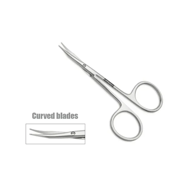 Stevens Baby Tenotomy Scissors with curved blades for plastic and reconstructive surgery