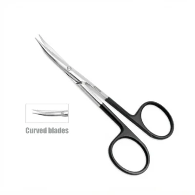 High-quality Stevens-Stille Pattern Tenotomy Scissors designed for delicate tissue dissection and precise cutting during ophthalmic, plastic, and microsurgical procedures, manufactured by RealForge.