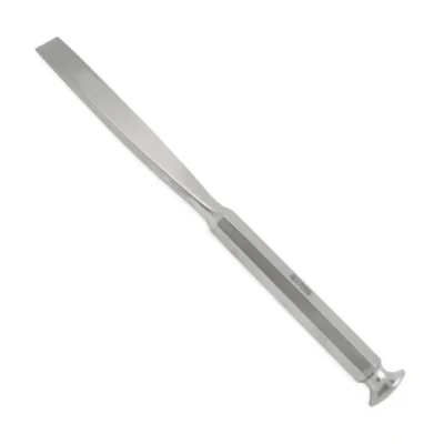 High-quality Stille Swedish Osteotome designed for precise bone cutting and shaping during orthopedic and reconstructive surgical procedures, manufactured by RealForge.