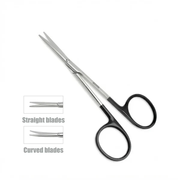 High-quality Strabismus Scissors designed for delicate tissue dissection and precise cutting during ophthalmic and microsurgical procedures, manufactured by RealForge.
