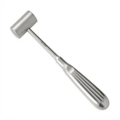 High-quality Toffee Mallet designed for controlled bone manipulation and osteotome use during orthopedic surgical procedures, manufactured by RealForge.