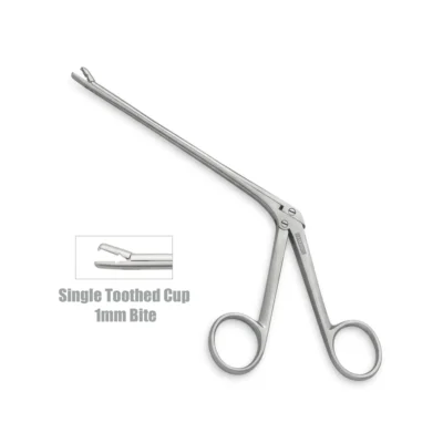 High-quality Williams Discectomy Rongeur designed for precise grasping and removal of intervertebral disc material during spinal and neurosurgical procedures, manufactured by RealForge.