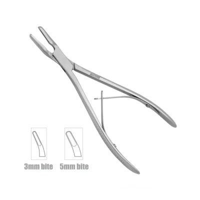 High-quality Zielke Intervertebral Rongeur designed for precise grasping and removal of intervertebral disc tissue during spinal and neurosurgical procedures, manufactured by RealForge.